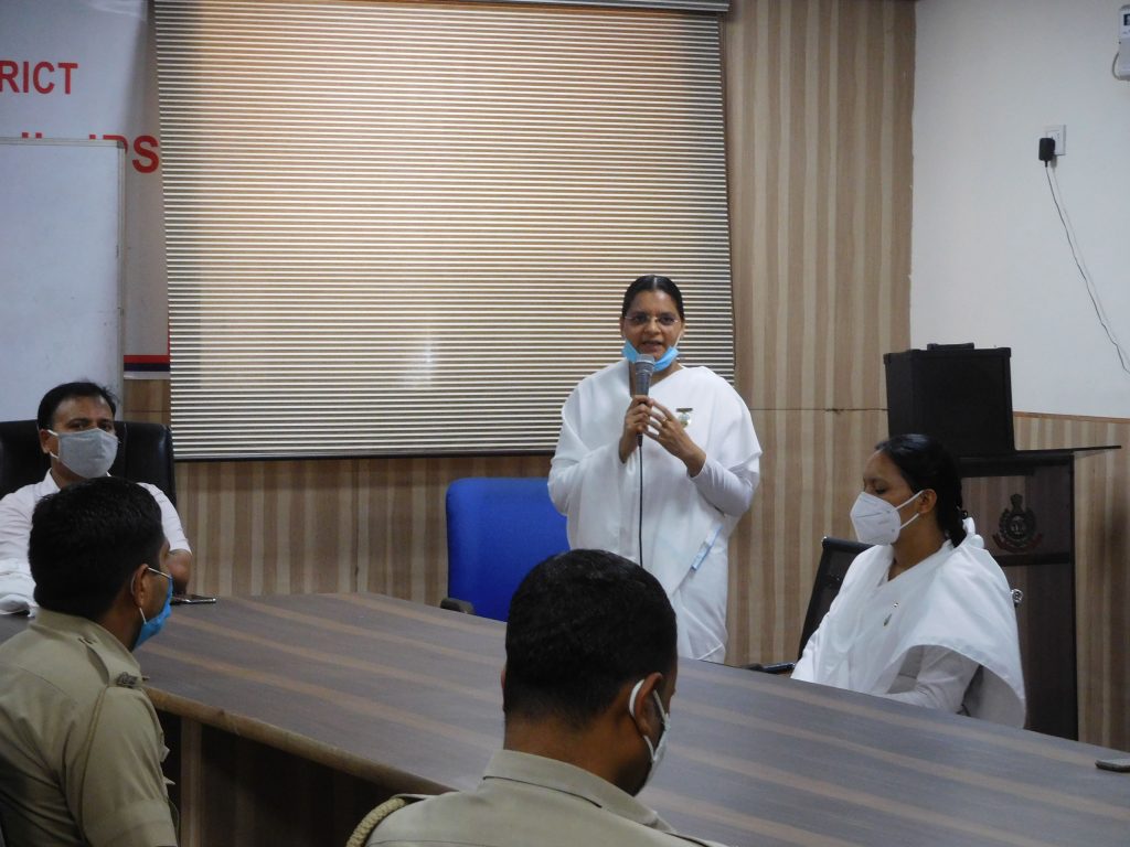 ‘Rajyoga Meditation Session’ at Police Station, Seemapuri – Shahdara, East Delhi - Shanti Sadan, Dilshad Garden, East Delhi